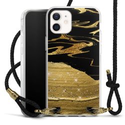 Carry Case Transparent Leather black/gold