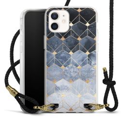 Carry Case Transparent Leather black/gold