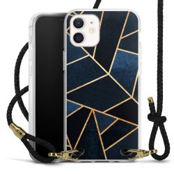 Carry Case Transparent Leather black/gold