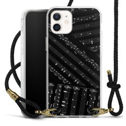 Carry Case Transparent Leather black/gold