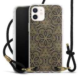 Carry Case Transparent Leather black/gold