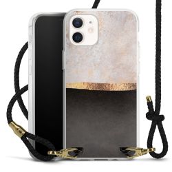 Carry Case Transparent Leather black/gold