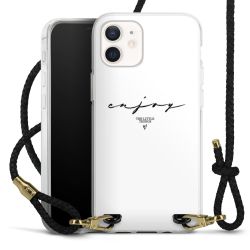 Carry Case Transparent Leather black/gold