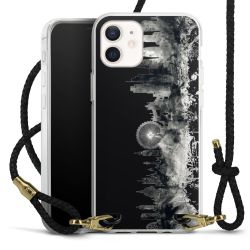 Carry Case Transparent Leather black/gold