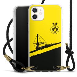 Carry Case Transparent Leather black/gold