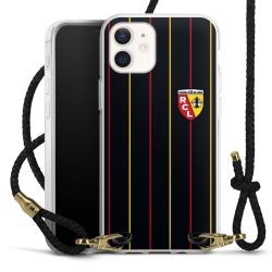 New Carry Case Transparent Leder schwarz/gold