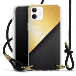 Carry Case Transparent Leather black/gold