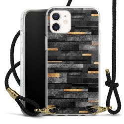 Carry Case Transparent Leather black/gold