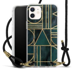 Carry Case Transparent Leather black/gold