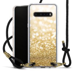 Carry Case Transparent Leather black/gold