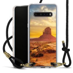 Carry Case Transparent Leather black/gold