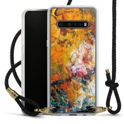 Carry Case Transparent Leather black/gold