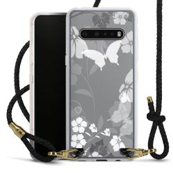 Carry Case Transparent Leather black/gold