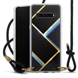 Carry Case Transparent Leather black/gold