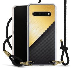 Carry Case Transparent Leather black/gold