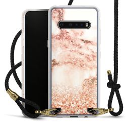 Carry Case Transparent Leather black/gold