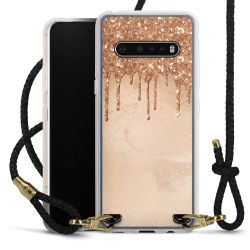 Carry Case Transparent Leather black/gold