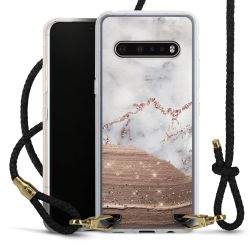 Carry Case Transparent Leather black/gold