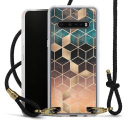 Carry Case Transparent Leather black/gold