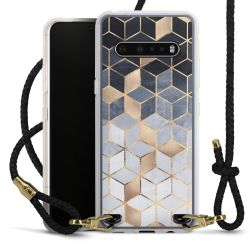 Carry Case Transparent Leather black/gold