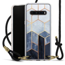 Carry Case Transparent Leather black/gold