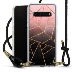 Carry Case Transparent Leather black/gold