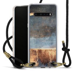 Carry Case Transparent Leather black/gold