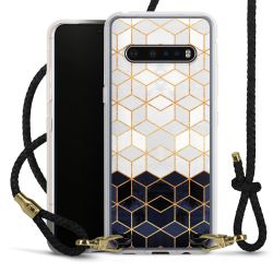 Carry Case Transparent Leather black/gold