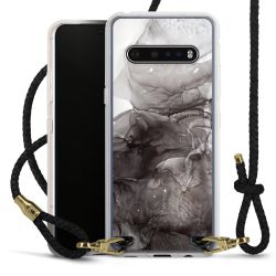 Carry Case Transparent Leather black/gold