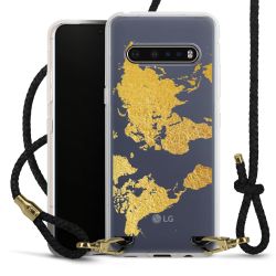 Carry Case Transparent Leather black/gold