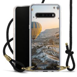 Carry Case Transparent Leather black/gold