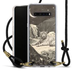 Carry Case Transparent Leather black/gold