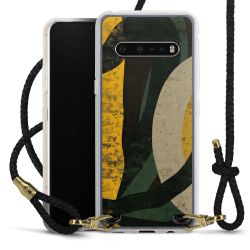 Carry Case Transparent Leather black/gold