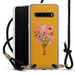 Carry Case Transparent Leather black/gold