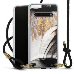 Carry Case Transparent Leather black/gold