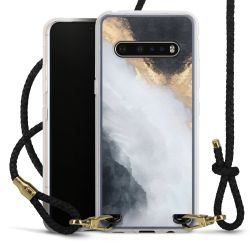 Carry Case Transparent Leather black/gold