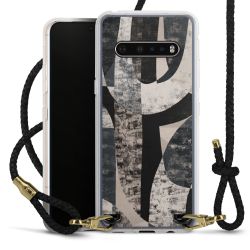 Carry Case Transparent Leather black/gold