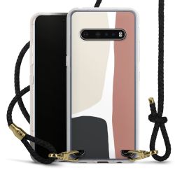 Carry Case Transparent Leather black/gold