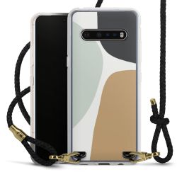 Carry Case Transparent Leather black/gold