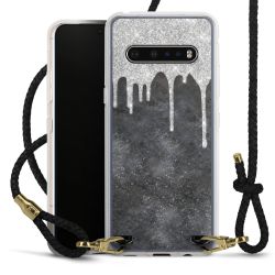 Carry Case Transparent Leather black/gold