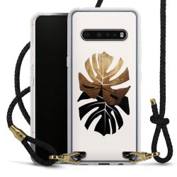 Carry Case Transparent Leather black/gold