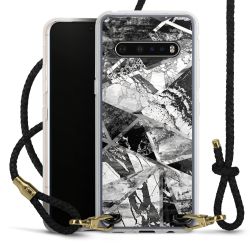 Carry Case Transparent Leather black/gold