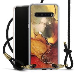 Carry Case Transparent Leather black/gold