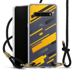 Carry Case Transparent Leather black/gold