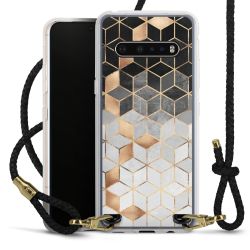 Carry Case Transparent Leather black/gold