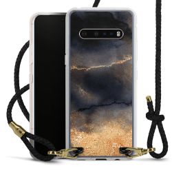 Carry Case Transparent Leather black/gold