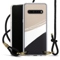 Carry Case Transparent Leather black/gold