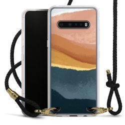 Carry Case Transparent Leather black/gold