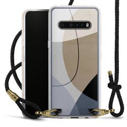 Carry Case Transparent Leather black/gold