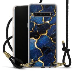 Carry Case Transparent Leather black/gold